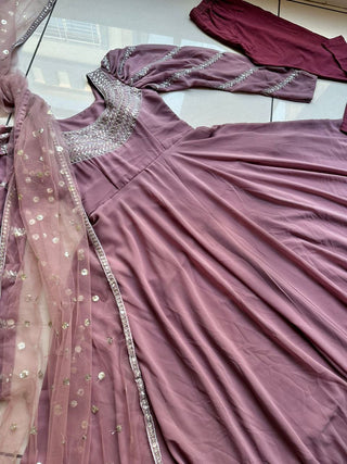 Zoya Designer Party Gown & Dupatta Set