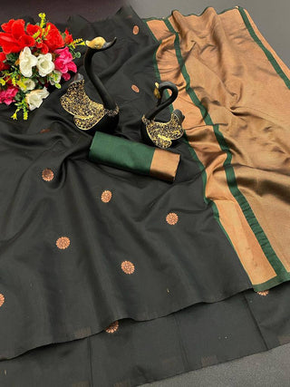 Shubh Lichi Slik Banarasi Sarees