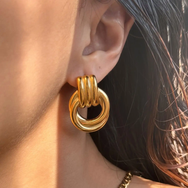 Anti Tarnish Korean Jewelry For Women (DESIGN 9073)