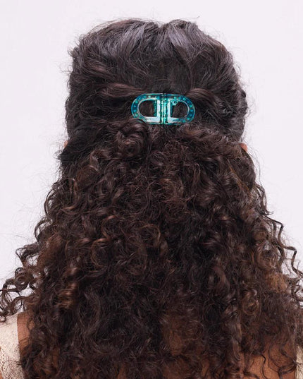 Magnetic Hair Clip – Double Loop Chain-Link Design | No-Crease Strong Hold Clip for All Hair Types (VT-34)