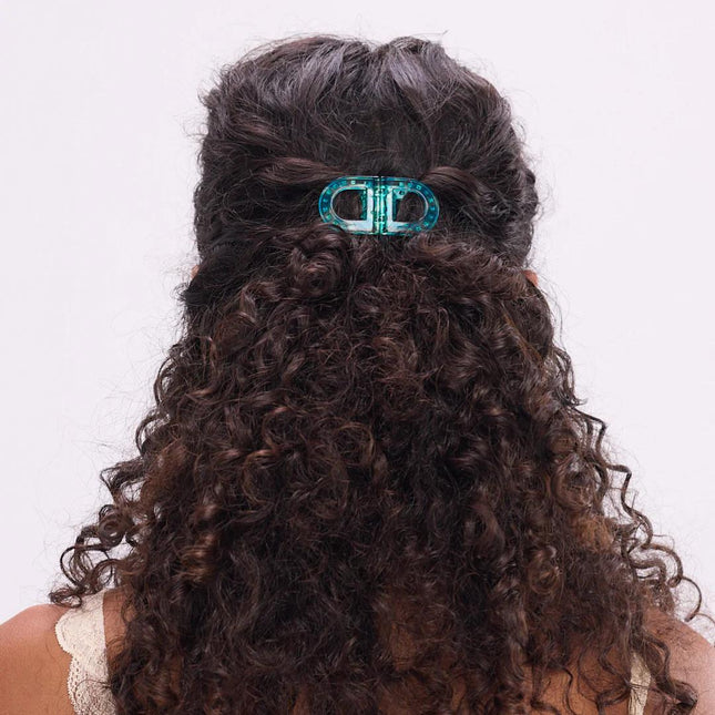 Magnetic Hair Clip – Double Loop Chain-Link Design | No-Crease Strong Hold Clip for All Hair Types (VT-34)