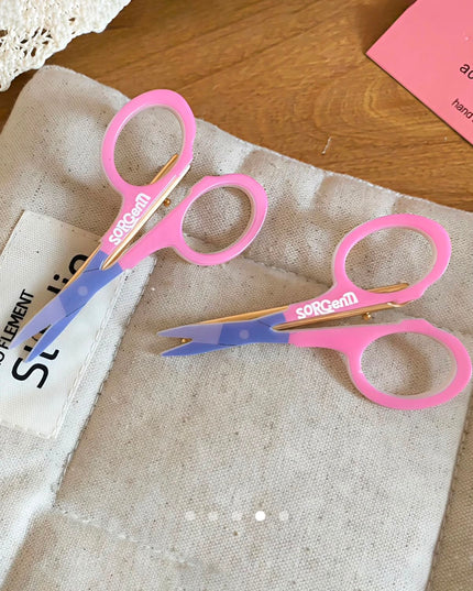 Scissors Shape Hair Clips Set of 2 | Quirky Novelty Snap Pins for Women & Girls (VT-89)