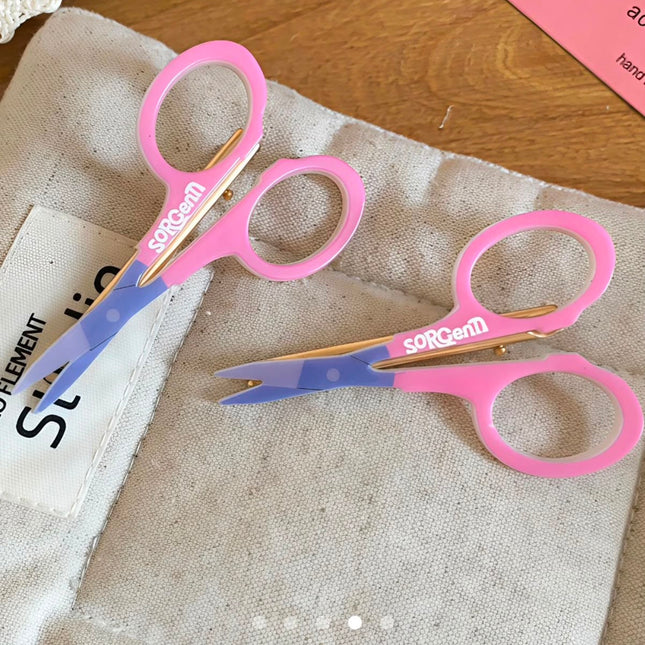 Scissors Shape Hair Clips Set of 2 | Quirky Novelty Snap Pins for Women & Girls (VT-89)