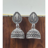 Tribal Bloom Oxidised Mini Jhumkis (DESIGN 1011)