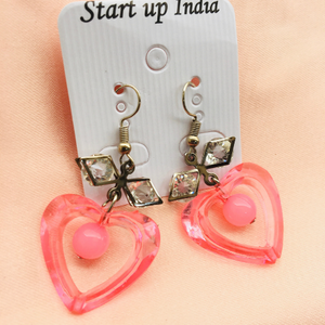 Marbled Heart Fashion Earrings (DESIGN 686)