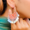 Opulent Orange Oxidised Jhumka  (DESIGN 364)