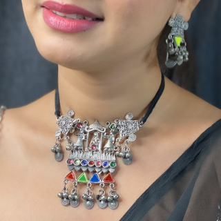 Bollywood Bazaar Oxidised Necklace (DESIGN 68)