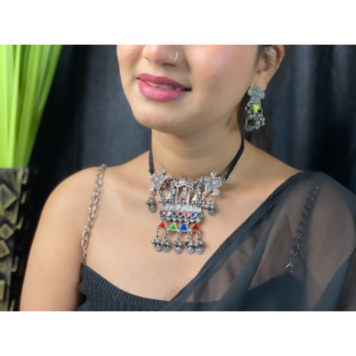 Bollywood Bazaar Oxidised Necklace (DESIGN 68)