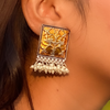 Regal Radiance Oxidised Jhumka (DESIGN 238)