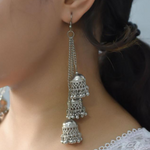Chandelier Oxidised Jhumka (DESIGN 101)