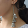 Chandelier Oxidised Jhumka (DESIGN 101)