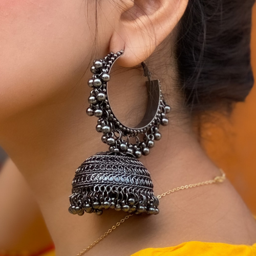 Oxidised jhumki online