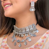 Imperial Choker Oxidised Necklace (DESIGN 109)