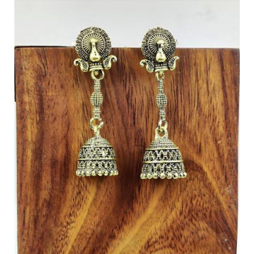 Celestial Charm Oxidised Mini Jhumkis (DESIGN 1021)