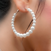 Pearl Paradise Hoop Fashion Jewelery (DESIGN 82)