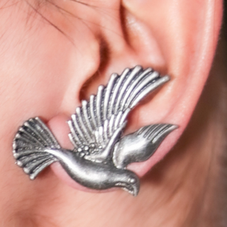 Afgani German Silver Oxidized Jhumki Earrings for Women (DESIGN 559)