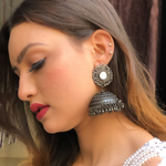 Enchanting Mirror Motif Jhumkas (DESIGN 211)