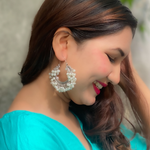 Afgani German Silver Oxidized Jhumki Earrings for Women (DESIGN 109)