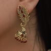 Afgani German Silver Oxidized Jhumki Earrings for Women (DESIGN 62)