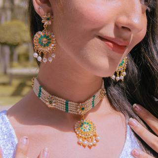 Kundan Traditional Necklace Jewellery Set for Women (DESIGN 331)