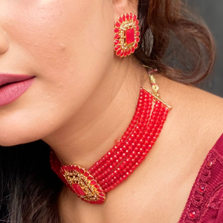 Kundan Traditional Necklace Jewellery Set for Women (DESIGN 305)