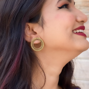 Dainty Dangles Oxidised Jhumki (DESIGN 348)