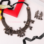 Majestic Procession Oxidised Necklace (DESIGN 114)