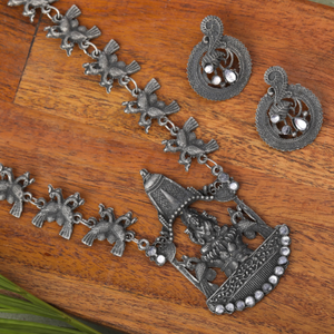 Regal Royalty Oxidized Necklace (DESIGN 51)