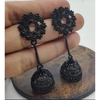 Black Beauty Oxidised Mini Jhumkas (DESIGN 1059)