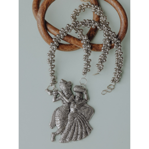 Afgani German Silver Oxidized Necklace for Women (DESIGN 60)