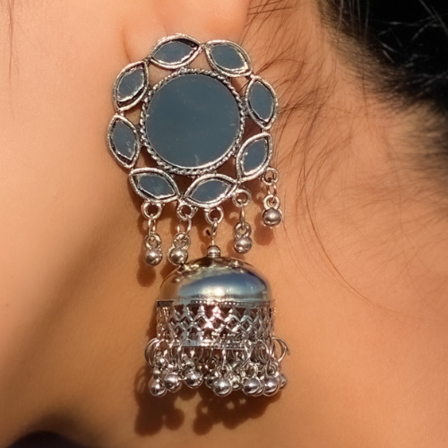 Vintage Visions Oxidised Jhumka (DESIGN 533)