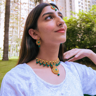Kundan Traditional Necklace Jewellery Set for Women (DESIGN 334)
