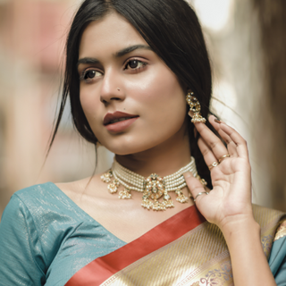 Kundan Traditional Necklace Jewellery Set for Women (DESIGN 248)