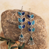 Afgani German Silver Oxidized Jhumki Earrings for Women (DESIGN 708)