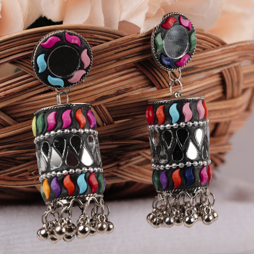 Tribal Trends Oxidised Jhumka (DESIGN 715)