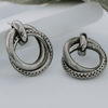 Textured Hoops Fashion Earrings (DESIGN 78)