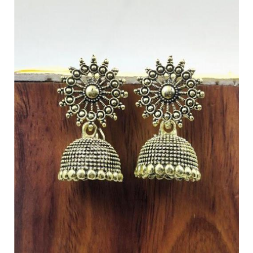 Royal Range Oxidised Mini Jhumkis (DESIGN 1007)