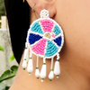 Lively Mosaic Fashion Earrings (DESIGN 520)