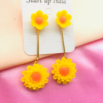 Sunflower Symphony Fashion Earrings (DESIGN 684)