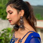 Elegant Embellishments Oxidised Jhumka (DESIGN 166)