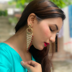 Afgani German Silver Oxidized Jhumki Earrings for Women (DESIGN 105)