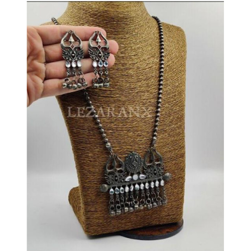 Timeless Charm Oxidised Necklace (DESIGN 55)