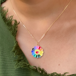 Rainbow Love Fashion Necklace (DESIGN 64)